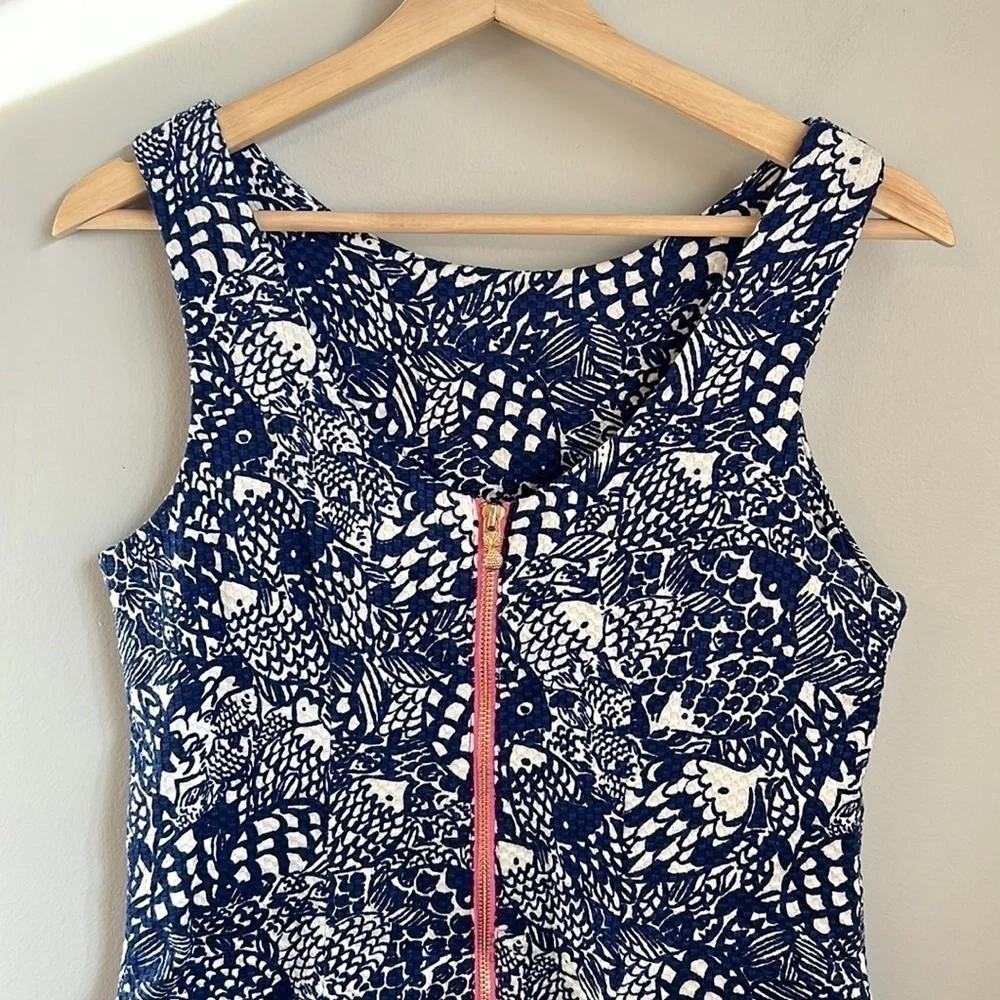 Lilly Pulitzer for Target Fish Print Upstream Print Shift SZ 6